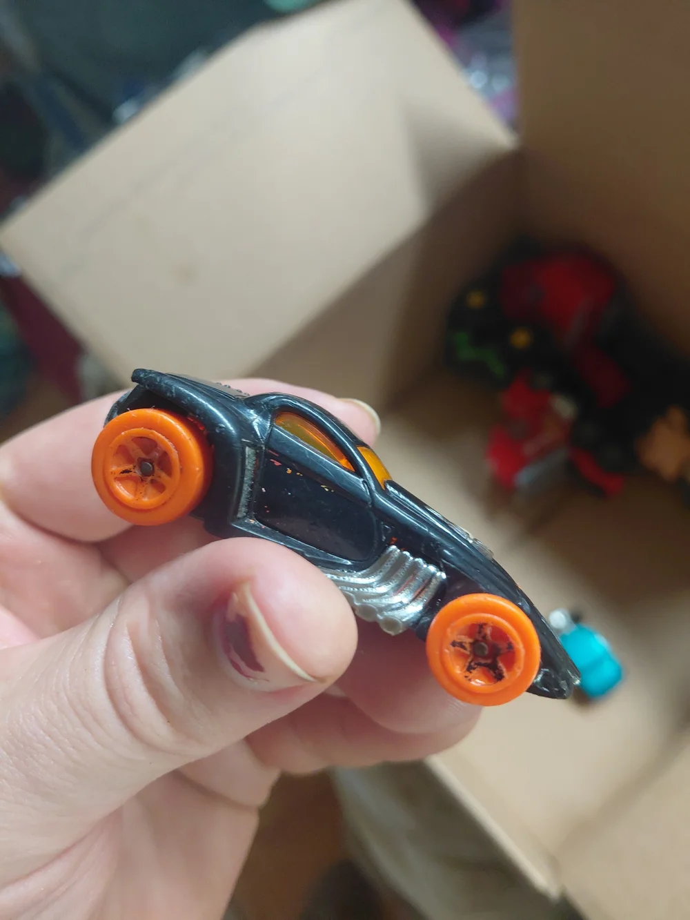 Hot Wheels Burl-Esque die-cast car from 2015.